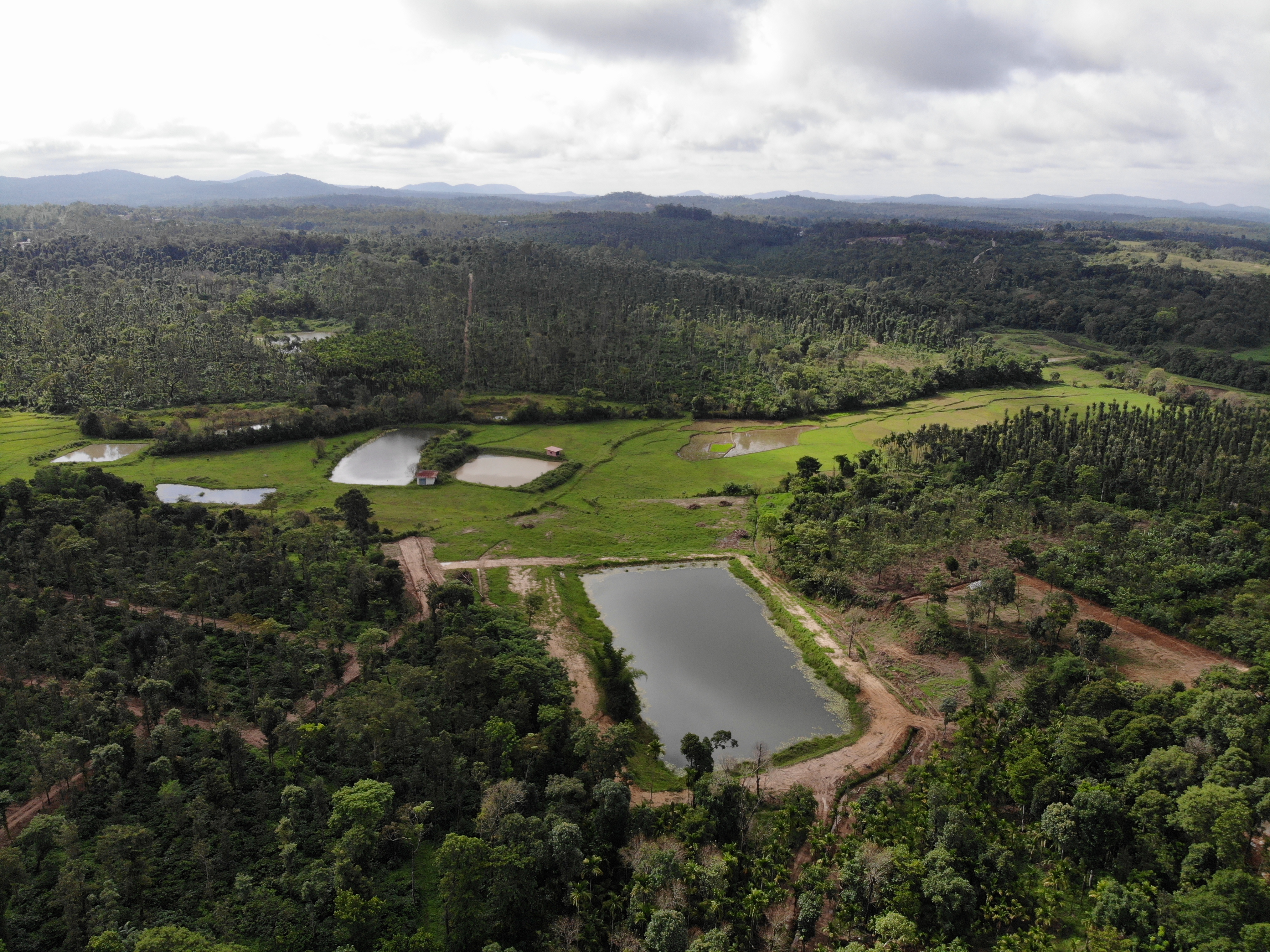 Sakleshpur Aerial view